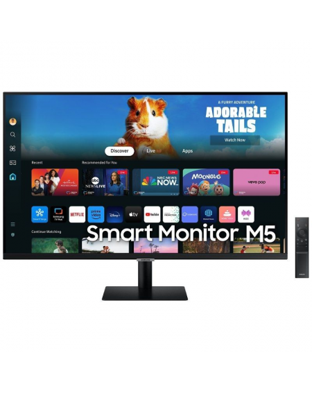 Smart Monitor Samsung M5 S27DM502EU 27'/ Full HD/ Multimedia/ Smart TV/ Negro