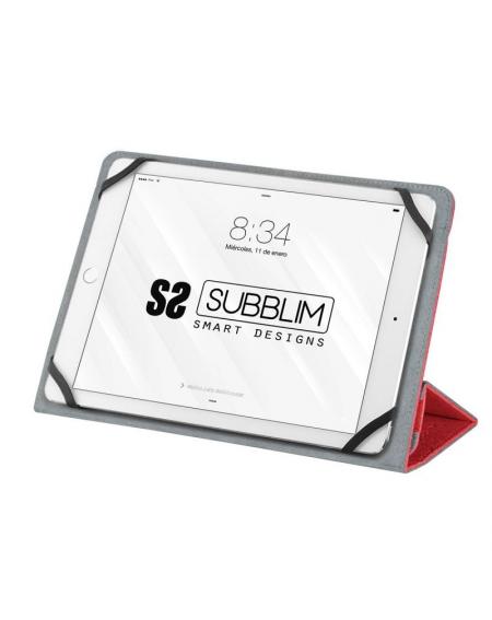 Funda Subblim Clever Stand para Tablets de 10.1'-11'/ Roja - Imagen 4