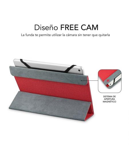 Funda Subblim Freecam para Tablets de 10.1'-11'/ Roja - Imagen 2