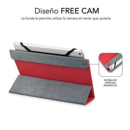 Funda Subblim Freecam para Tablets de 10.1'-11'/ Roja - Imagen 2