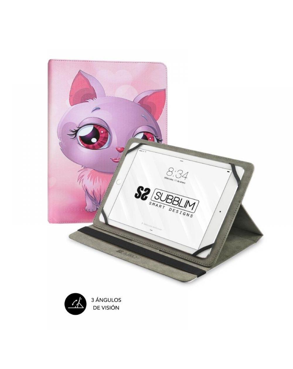 Funda Subblim Trendy Cat para Tablets de 10.1'-11' - Imagen 1