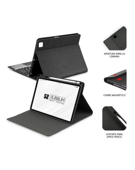 Funda con Teclado Subblim Keytab Pro Bluetooth Touchpad para Tablets Apple iPad Pro de 11' 2020/ Negra - Imagen 5