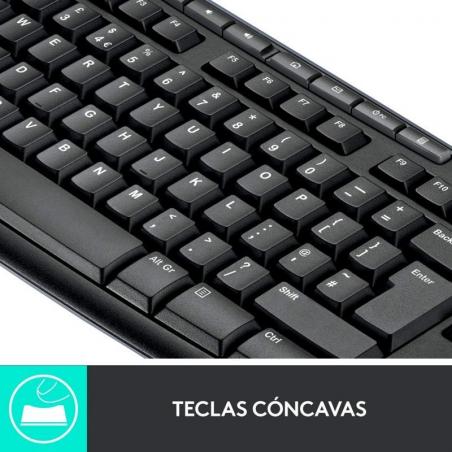 Teclado y Ratón Inalámbricos Logitech Wireless Combo MK270 - Imagen 2