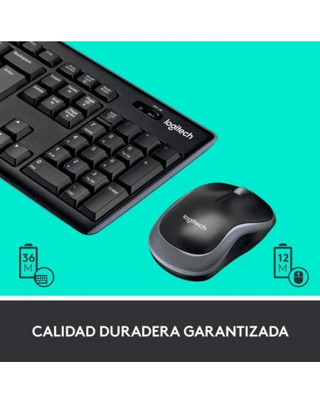 Teclado y Ratón Inalámbricos Logitech Wireless Combo MK270 - Imagen 3