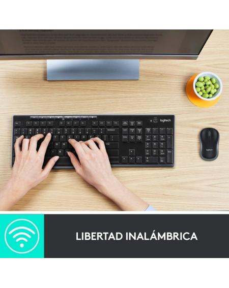 Teclado y Ratón Inalámbricos Logitech Wireless Combo MK270 - Imagen 4