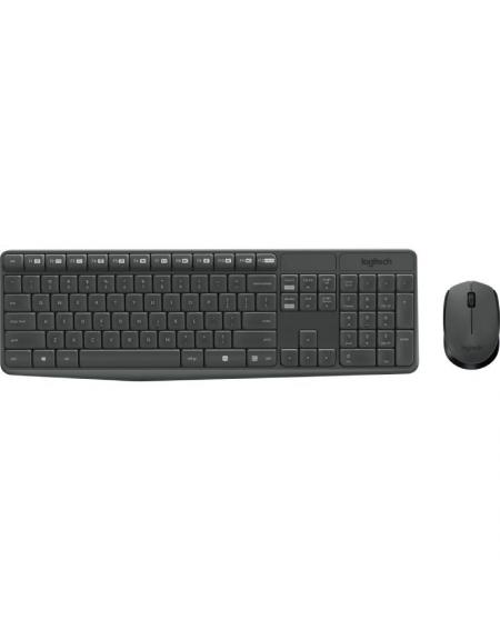 Teclado y Ratón Inalámbricos Logitech MK235 - Imagen 1