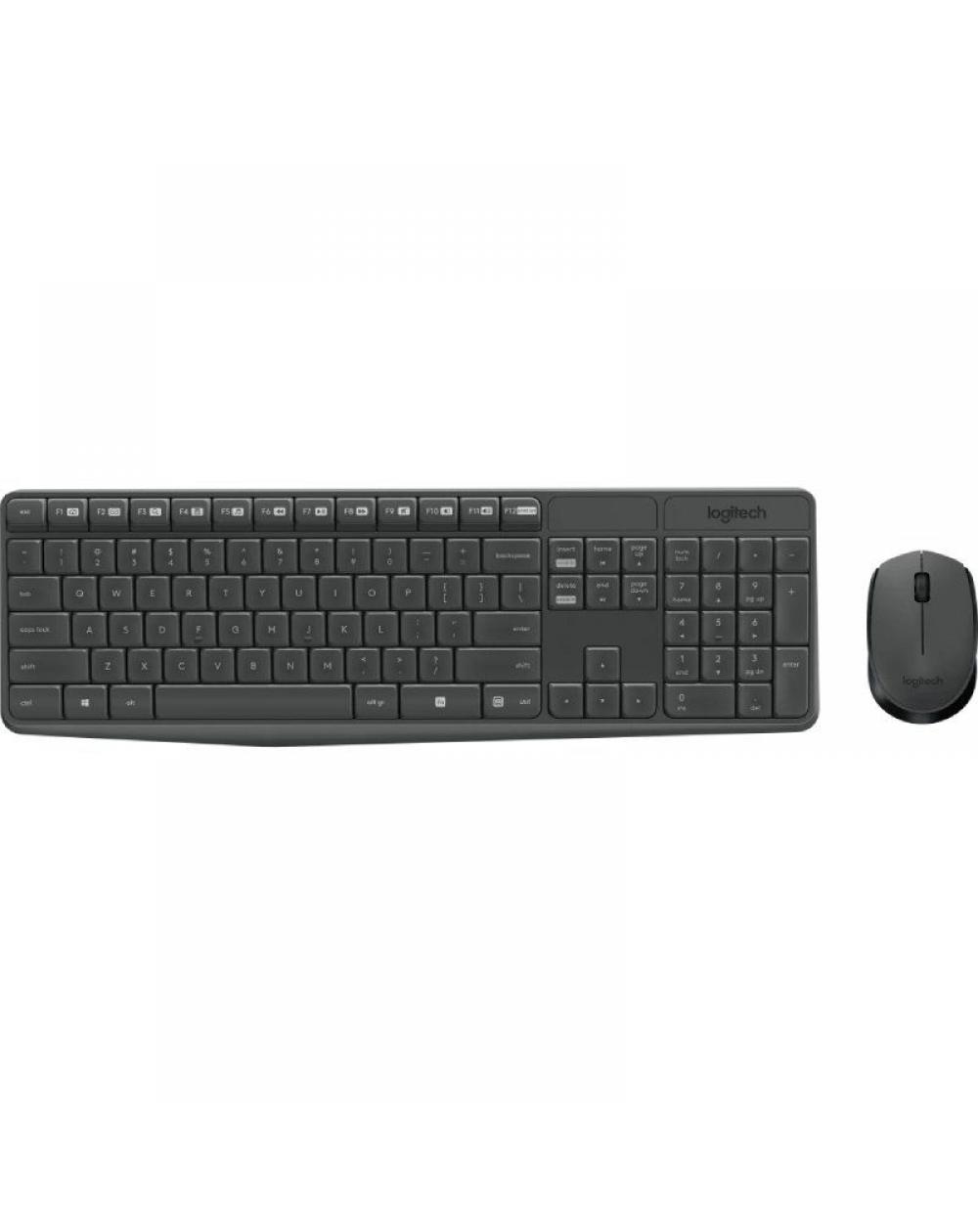 Teclado y Ratón Inalámbricos Logitech MK235 - Imagen 1