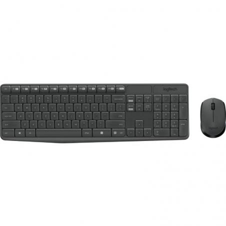 Teclado y Ratón Inalámbricos Logitech MK235 - Imagen 1