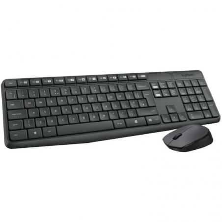 Teclado y Ratón Inalámbricos Logitech MK235 - Imagen 2