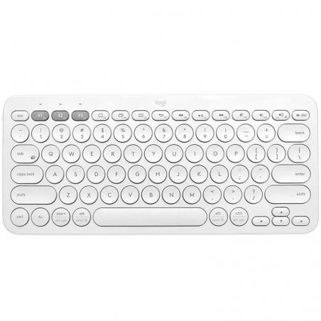 Teclado Compacto Inalámbrico por Bluetooth Logitech K380/ Blanco - Imagen 1