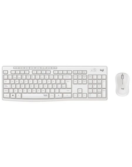 Teclado y Ratón Inalámbricos Logitech Silent Touch MK295/ Blanco - Imagen 1