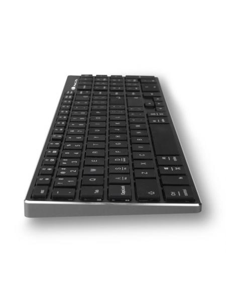 Teclado Inalámbrico por Bluetooth NGS Fortune-BT/ Gris - Imagen 2