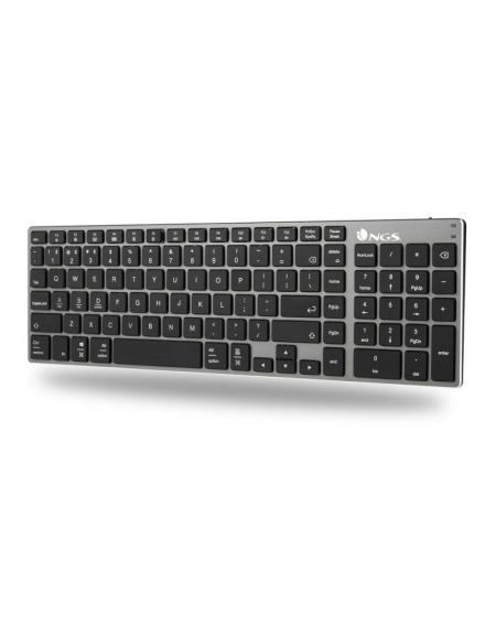 Teclado Inalámbrico por Bluetooth NGS Fortune-BT/ Gris - Imagen 4