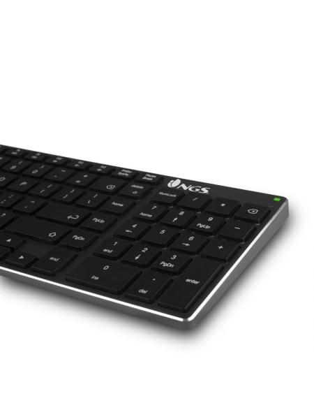 Teclado Inalámbrico por Bluetooth NGS Fortune-BT/ Gris - Imagen 5