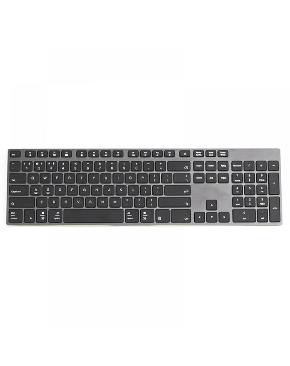 Teclado Inalámbrico por Bluetooth Subblim 3ADE301 Advance Extended/ Gris - Imagen 1