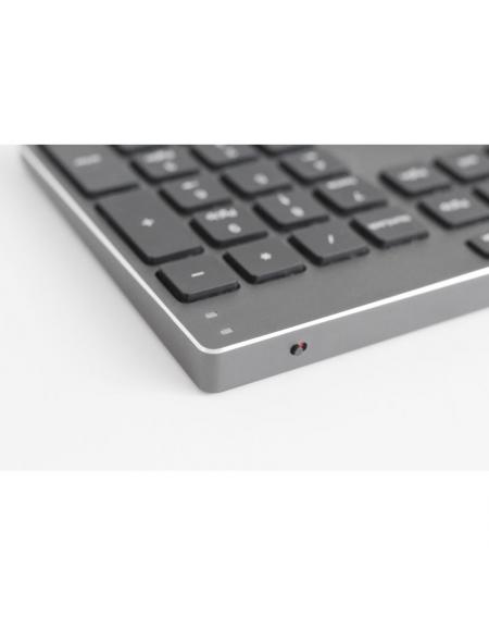 Teclado Inalámbrico por Bluetooth Subblim 3ADE301 Advance Extended/ Gris - Imagen 2