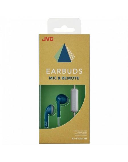 Auriculares JVC HA-F19M-AH/ con Micrófono/ Jack 3.5/ Azules - Imagen 2