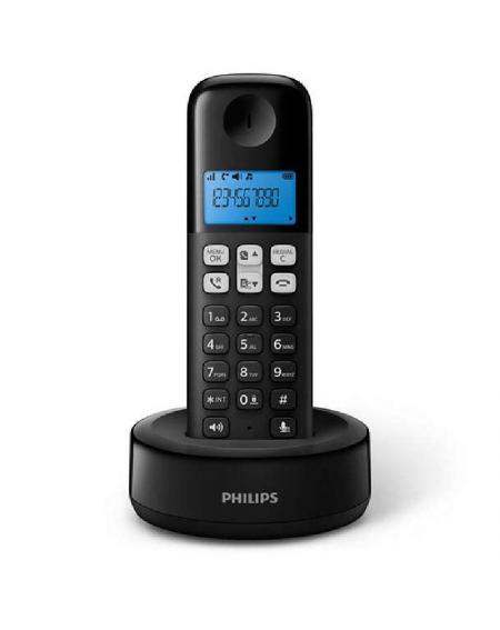 Teléfono Inalámbrico Philips D1611B/34/ Negro - Imagen 1
