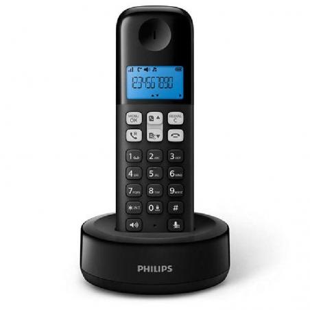 Teléfono Inalámbrico Philips D1611B/34/ Negro - Imagen 1