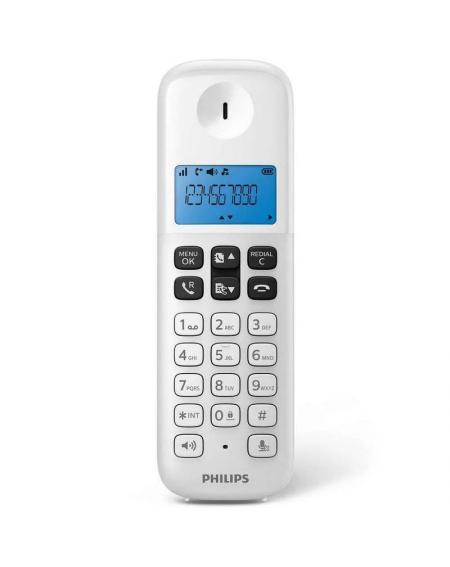Teléfono Inalámbrico Philips D1611W/34/ Blanco - Imagen 3