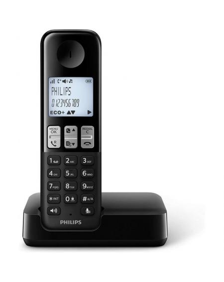 Teléfono Inalámbrico Philips D2501B/01/ Negro - Imagen 2