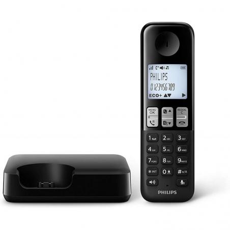 Teléfono Inalámbrico Philips D2501B/01/ Negro - Imagen 5