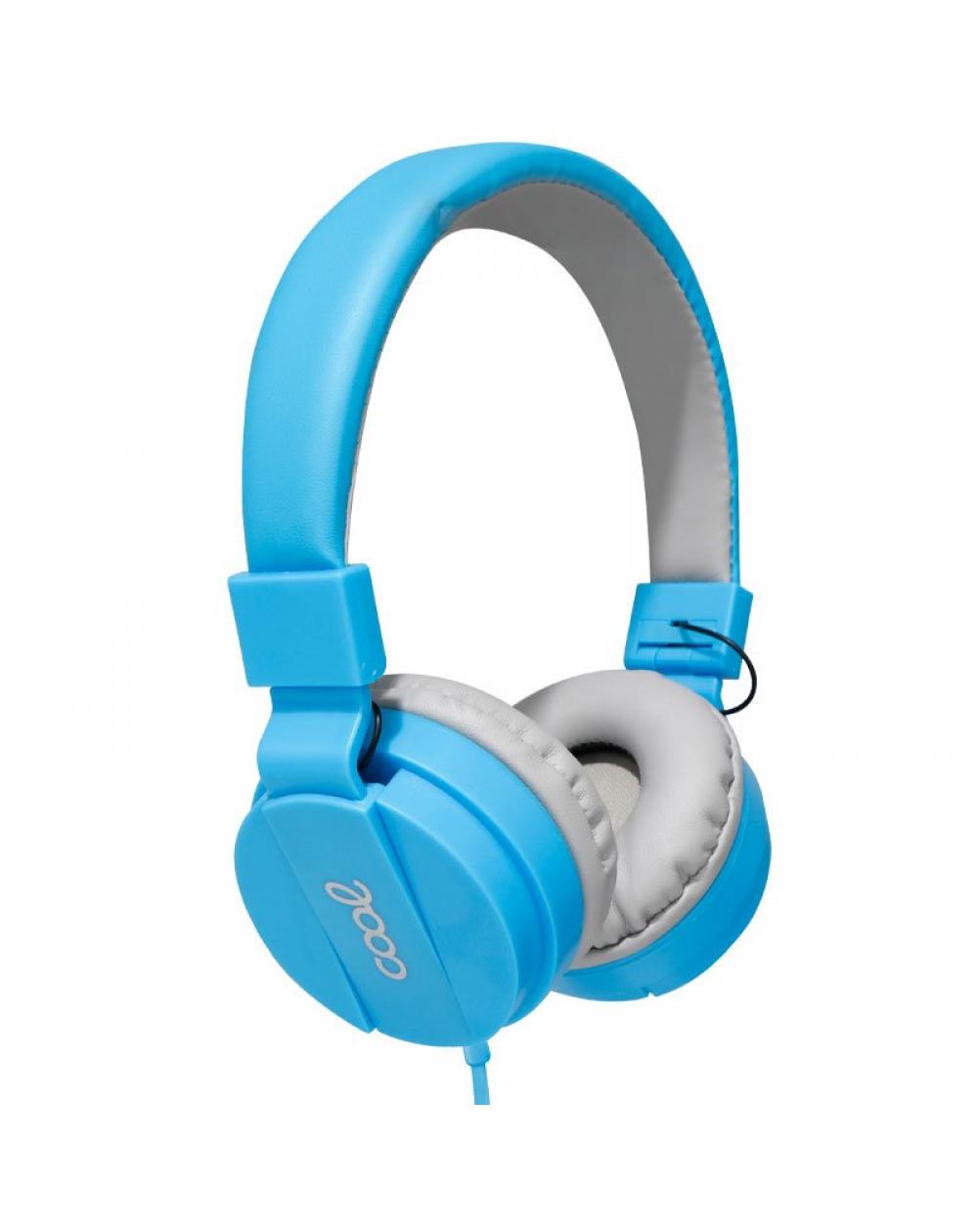 Auriculares Cascos Jack 3,5 mm COOL Toronto Con Micro Azul - Imagen 1