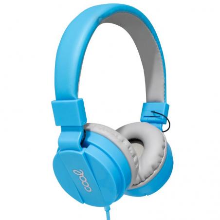 Auriculares Cascos Jack 3,5 mm COOL Toronto Con Micro Azul - Imagen 1