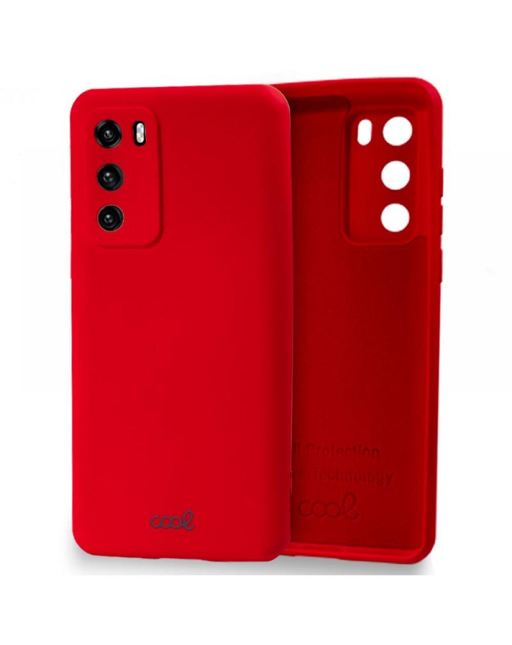 Carcasa COOL para Huawei P40 Cover Rojo - Imagen 1
