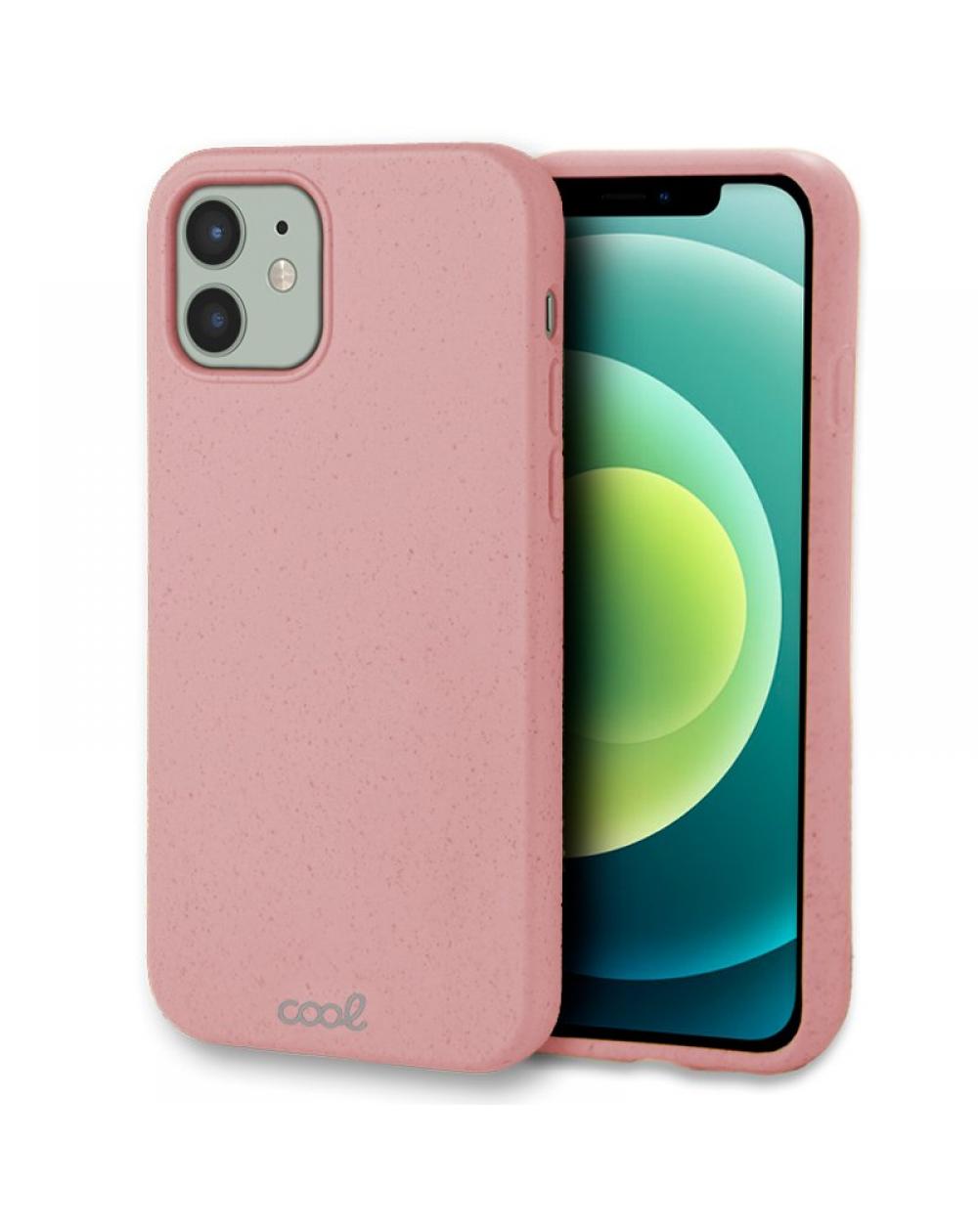 Carcasa COOL para iPhone 12 / 12 Pro Eco Biodegradable Rosa - Imagen 1