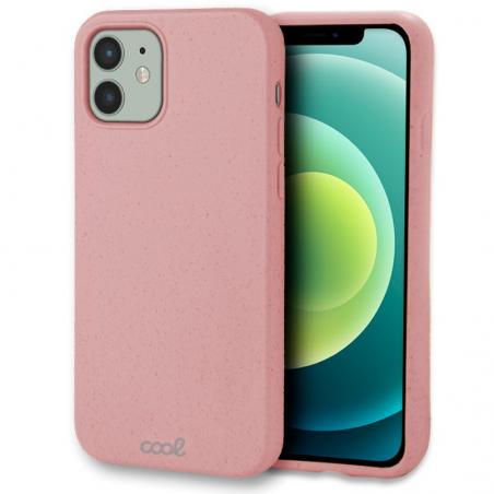 Carcasa COOL para iPhone 12 / 12 Pro Eco Biodegradable Rosa - Imagen 1