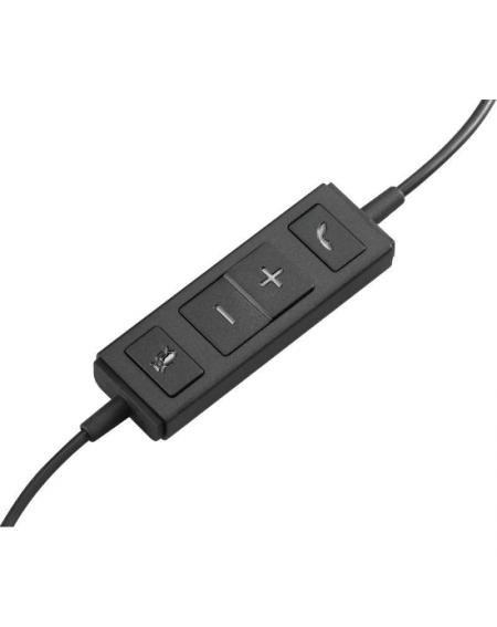 Auricular Logitech H570E/ con Micrófono/ USB/ Negro - Imagen 4