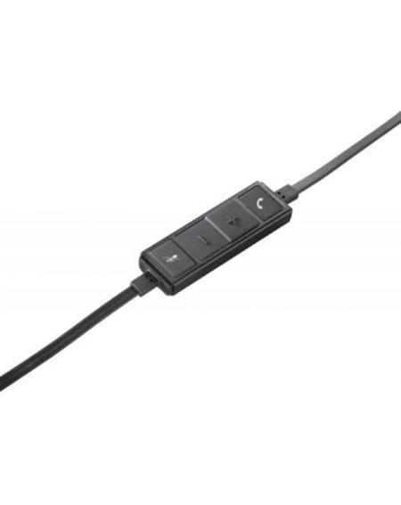 Auriculares Logitech H650e/ con Micrófono/ USB/ Negros - Imagen 2
