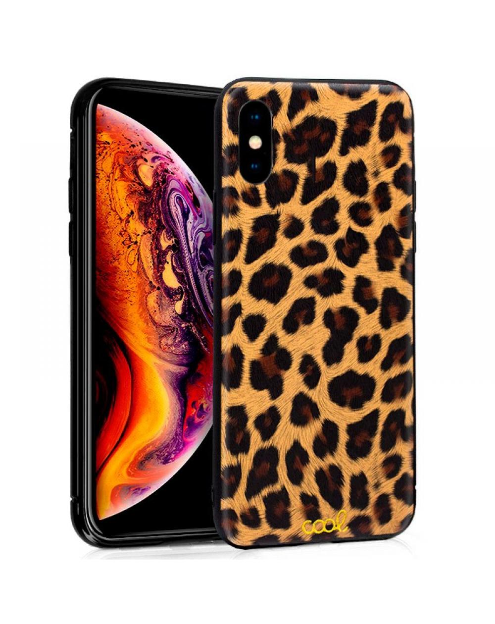 Carcasa COOL para iPhone XS Max Glitter Leopardo - Imagen 1