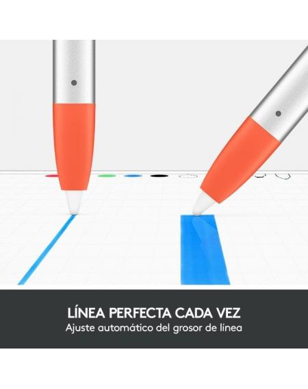 Lápiz Inalámbrico Logitech Crayon para iPad/ Naranja - Imagen 4