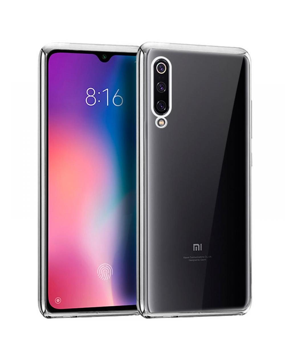 Carcasa COOL para Xiaomi Mi 9 Borde Metalizado (Plata) - Imagen 1