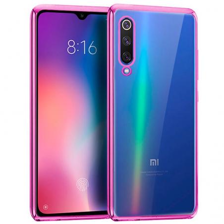 Carcasa COOL para Xiaomi Mi 9 SE Borde Metalizado (Rosa) - Imagen 1