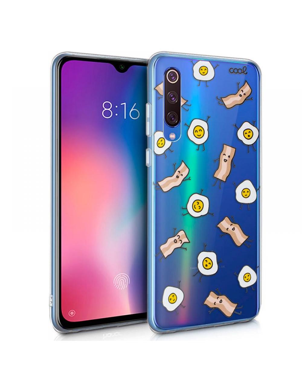 Carcasa COOL para Xiaomi Mi 9 SE Clear Bacon - Imagen 1