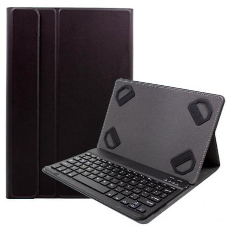 Funda COOL Ebook / Tablet 9 - 10.2 pulg Liso Negro Polipiel Teclado Bluetooth (Español) - Imagen 1