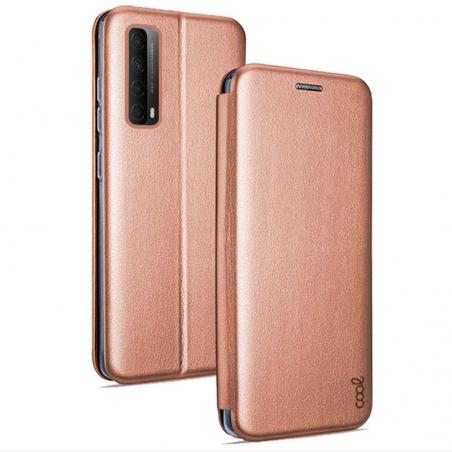 Funda COOL Flip Cover para Huawei P Smart 2021 Elegance Rose Gold - Imagen 1