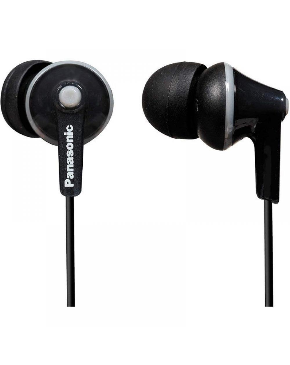 Auriculares Intrauditivos Panasonic RP-HJE125/ Jack 3.5/ Negros - Imagen 1