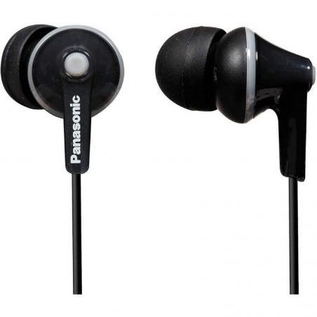 Auriculares Intrauditivos Panasonic RP-HJE125/ Jack 3.5/ Negros - Imagen 1