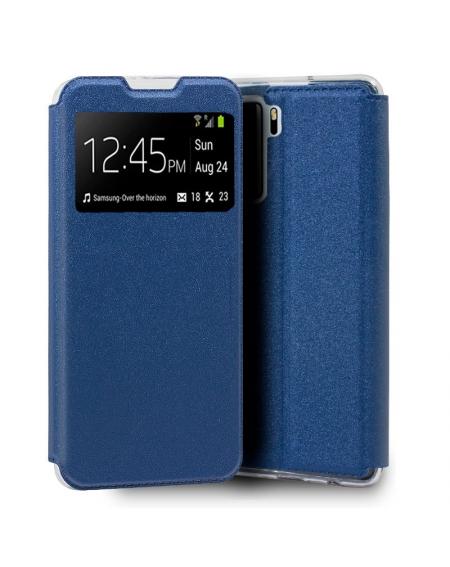 Funda COOL Flip Cover para Huawei P40 Lite 5G Liso Azul - Imagen 1