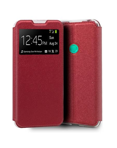 Funda COOL Flip Cover para Huawei P40 Lite E Liso Rojo - Imagen 1