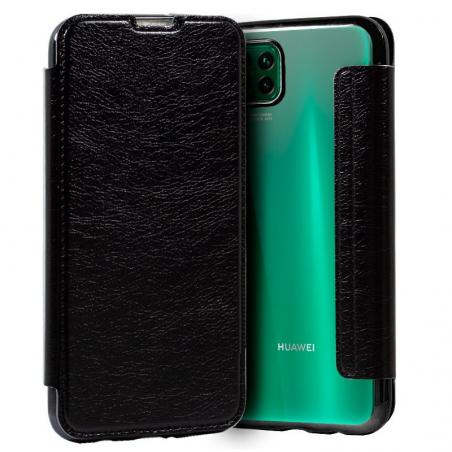 Funda COOL Flip Cover para Huawei P40 Lite Leather Negro - Imagen 1