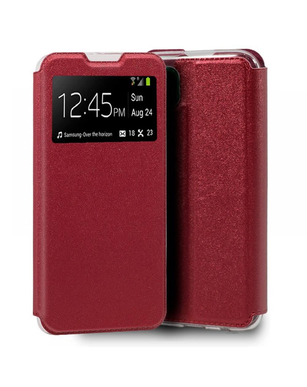 Funda COOL Flip Cover para Huawei P40 Lite Liso Rojo - Imagen 1