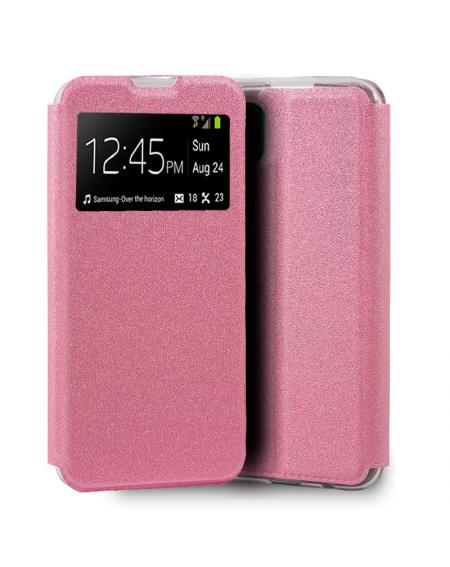 Funda COOL Flip Cover para Huawei P40 Lite Liso Rosa - Imagen 1