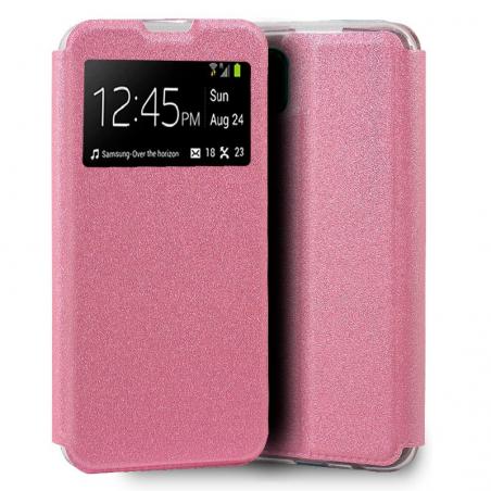 Funda COOL Flip Cover para Huawei P40 Lite Liso Rosa - Imagen 1