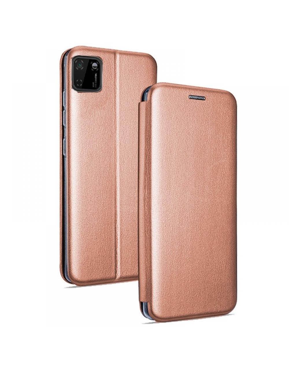 Funda COOL Flip Cover para Huawei Y5p Elegance Rose Gold - Imagen 1