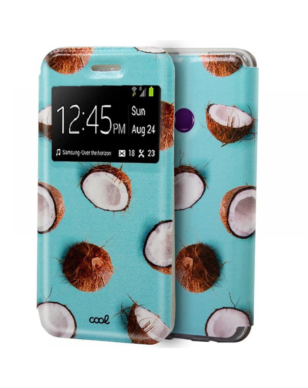 Funda COOL Flip Cover para Huawei Y6p Dibujos Cocos - Imagen 1